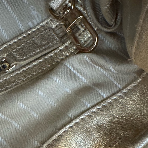 Cole Haan Leather Drawstring Bucket Bag. Never used. Excellent Condition. - Picture 8 of 14